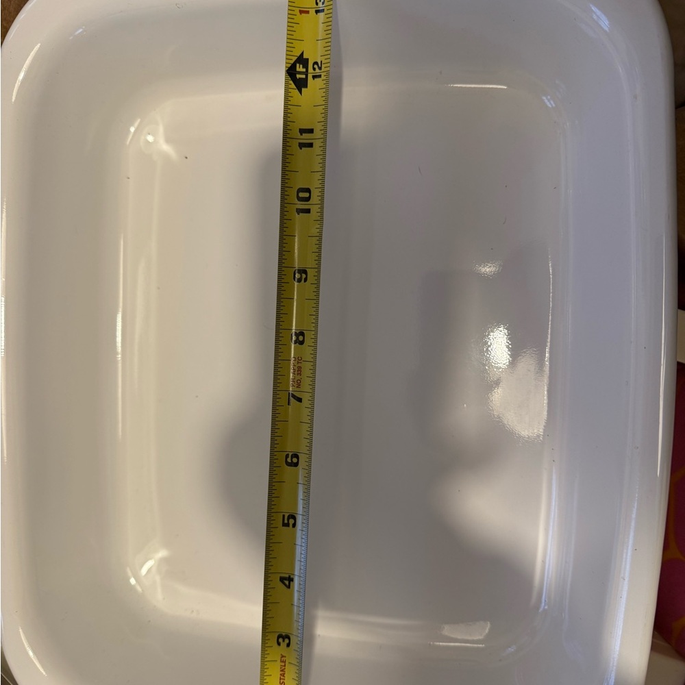 Corningware White Baking Dish with Floral Design - Picture 5 of 6